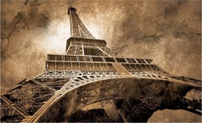 Fotótapéta Eiffel-torony Párizs Szépia retro vinil 368x254 +ragasztó