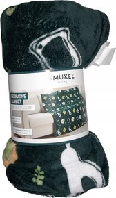 Smukee flanel takaró 150 cm x 170 cm, többszínű