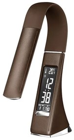 Solight WO46-H - LED dimmelhető kijelzős asztali lámpa LED/6W/230V barna