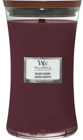 WoodWick Illatos gyertya nagy váza Black Cherry,609 g