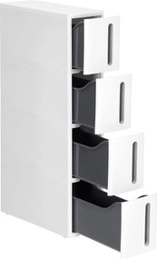 Konyhai tárolópolc Basten 84 cm fehér