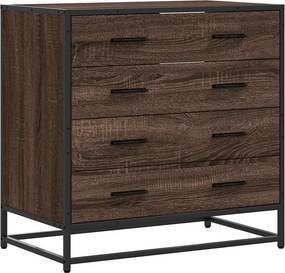vidaXL barna tölgy szerelt fa fiókos szekrény 70x41x70 cm