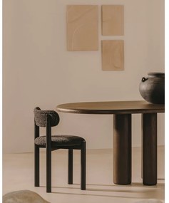 Fekete étkezőszék szett 2 db-os Nebai – Kave Home