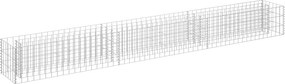 vidaXL horganyzott acél gabion magaságyás 270 x 30 x 30 cm