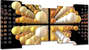 Festmények 150x80 Narancssárga absztrakt