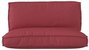 Raklap párna készlet 2 pcs bordó 120 x 80 x 12 cm Oxford szövet