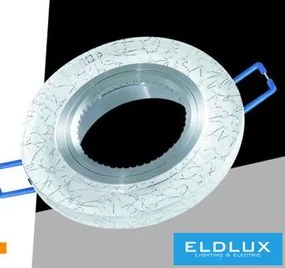 UNIVERSO Süllyesztett spot lámpa 1xPAR16 foglalat nélkül IP20 Króm D90x25mm kivágás:D60mm