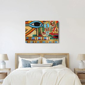 Egyiptomi motívumú kép (90x60 cm)