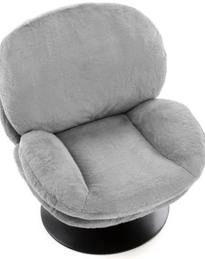 Shell forgófotel szürke