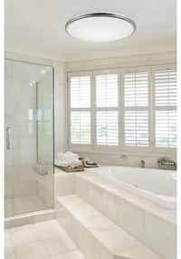 Top Light -LED Fürdőszobai mennyezeti lámpa SILVER LED/24W/230V IP44 átm. 39 cm króm