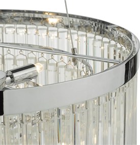 Dar Lighting glamour modern függeszték giovana króm átlátszó dargio0508