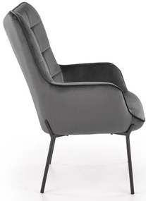 CASTEL fotel világos szürke