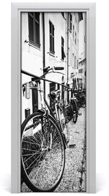 Ajtóposzter városi kerékpárok 85x205 cm