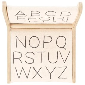 Bézs-natúr színű gyerek szék ABC – Lorena Canals