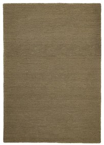 Khaki kézi szövésű gyapjú szőnyeg 160x230 cm Harris Boucle – Flair Rugs