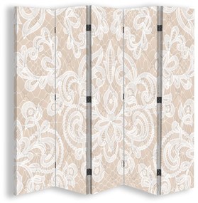 Gario Paraván Elegáns bézs színben Méret: 180 x 170 cm, Kivitelezés: Klasszikus paraván