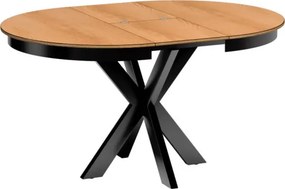 Aldabra Fonti F-10 modern kinyitható asztal (110-150 cm), karamell tölgy