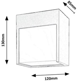 Rabalux 7476 - LED Kültéri fali lámpa BALIMO LED/12W/230V fekete IP54