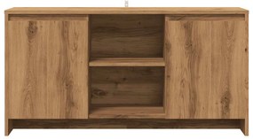 kézműves tölgy színű szerelt fa TV-szekrény 102x37,5x52,5 cm