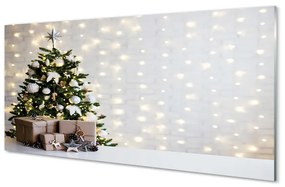 Üvegképek Karácsonyfa díszítés ajándék 100x50 cm