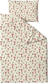 Polipamut ágynemű HOLLY BOWS POLY színes Ágyneműhuzat mérete: 2 db 70 x 90 cm | 200 x 220 cm