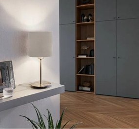 Eglo 54745 - Asztali lámpa ANADIA 1xE14/40W/230V taupe/matt króm