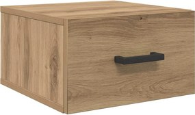 vidaXL Éjjeliszekrény fiókkal kézműves tölgy 35 x 35 x 20 cm Faanyag