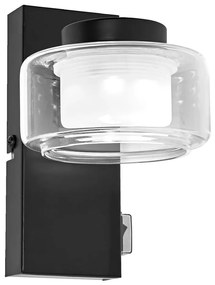 Osram - LED fürdőszobai fali lámpa ORBIS FLAME LED/5,5W/230V IP44 fekete 4099854448003