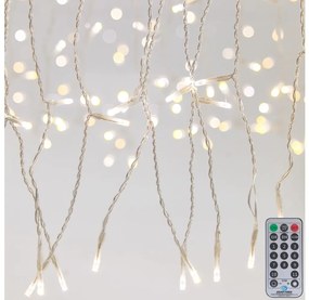 LED Dimmelhető Kültéri karácsonyi függöny CURTAIN 360xLED/8,4W/230V 2x2 m IP44 meleg fehér + távirányító