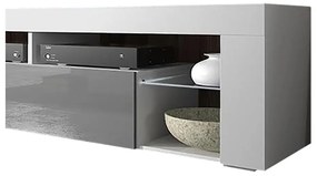Tv szekrény/asztal Bionca  (fehér + szürke). 1098600