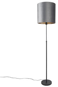 Állólámpa fekete árnyalatú szürke 40 cm állítható - Parte