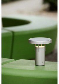 Világosszürke LED dimmelhető asztali lámpa (magasság 20 cm) BringMe – Hübsch