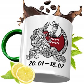 Bögre Zöld Csillagjegyek Horoszkóp Ajándék fényképes nyomtatással