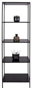 Vita Shelf fekete könyvespolc, 51 x 170 cm - House Nordic