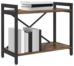 Könyvszekrény Füstölt tölgy 60 x 30 x 48.5 cm Faanyag