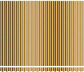 Behúzható napellenző Sokszínű 400 × 350 cm Poliészter és acél