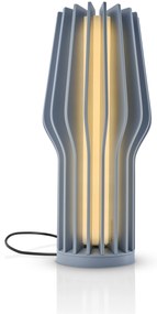 Sugárzó LED-es tölthető lámpa, füstös kék - Eva Solo
