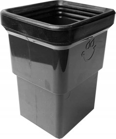 Lefolyócső tartó 70x80 Galeco Páraelszívó Nélkül, tömítéssel és ragasztóval, fekete