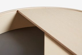 Kisasztal "Arc", 2 változat - Woud Variáns: tölgyfa