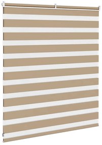 zebrafüggönnyel homokbarna szövetszélesség 130,9 cm poliészter