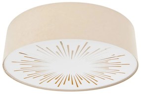 Mennyezeti lámpa RAYS 2xE27/60W/230V átm. 40 cm bézs