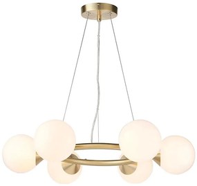 Endon 106390 - OTIS kábeles csillár 6xG9/3W/230V aranyszínű