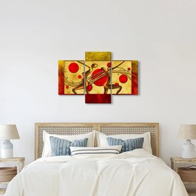 Absztrakt kép két nővel (90x60 cm)