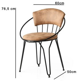 Istanbul Beige and Black étkezőszék, 2 db