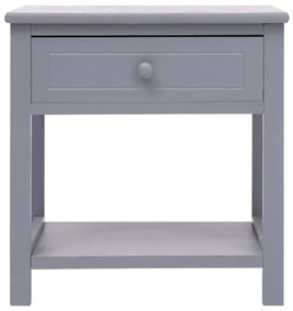 2 db szürke császárfa éjjeliszekrény 40 x 29 x 42 cm