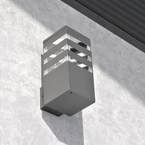 TEKSAS kültéri fali lámpa 1xE27/12W/230V IP44 antracit