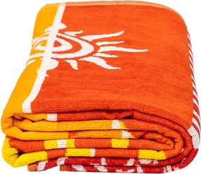 STROMBOLI Strandtörölköző narancs 165x90cm