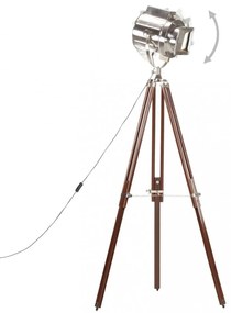 vidaXL háromlábú tömör mangófa állólámpa 180 cm