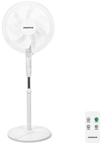 Aigostar B.V. Aigostar - Állóventilátor 60W/230V fehér + távirányító AI1063