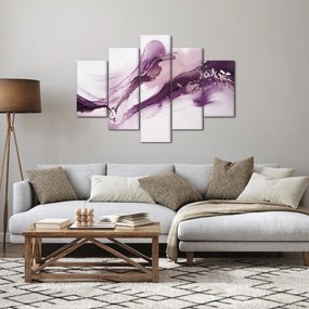Kép - Lila folyadék művészet (150x105 cm)